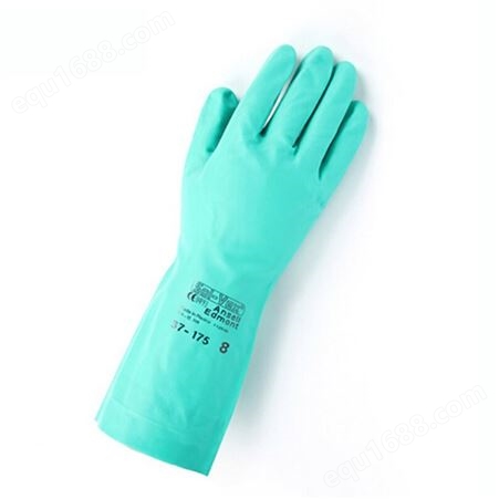 安思尔Ansell 37-175 丁腈防化耐磨耐油耐酸碱工业防护手套